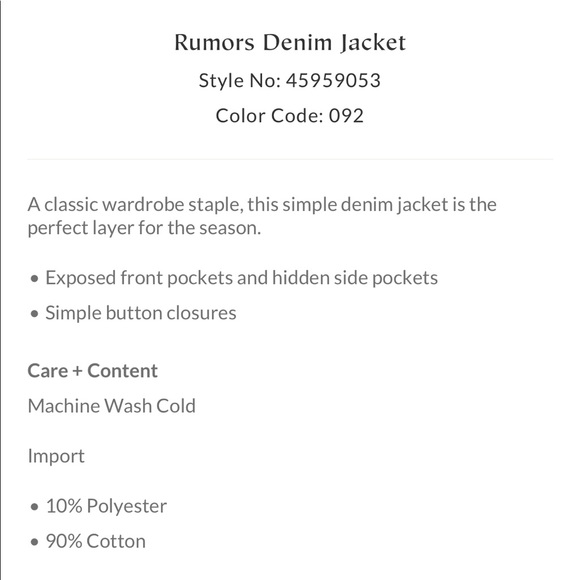 Free People Rumors Denim Jacket - Picture 5 of 6